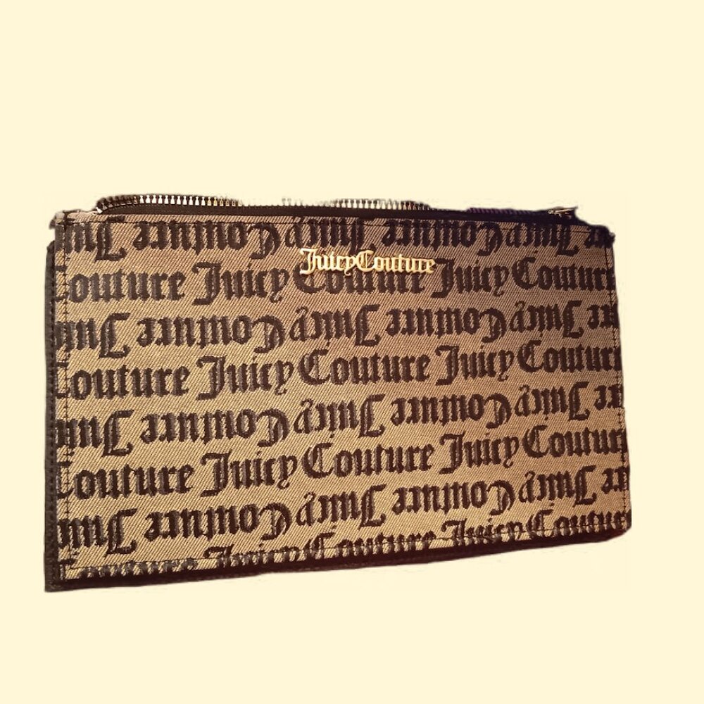 Juicy Couture Black Signature Wristlet 🤍NWT🤍